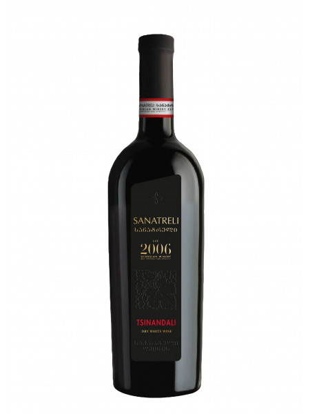 SANATRELI Цинандали вино грузинское сухое белое 0.75л