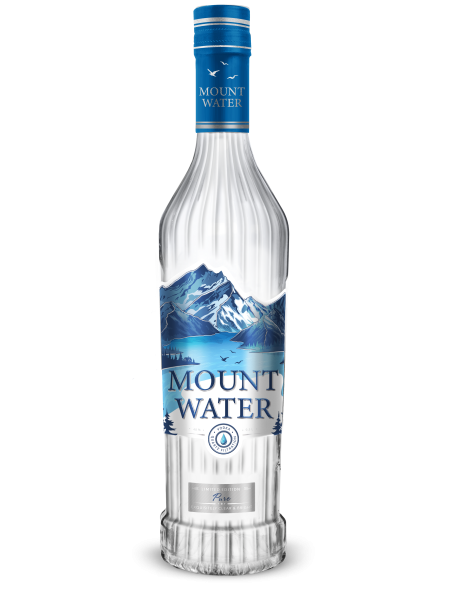 Водка «MOUNT WATER PURE» («ГОРНАЯ ВОДА ЧИСТАЯ»)