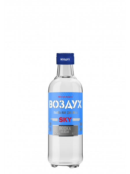 Водка особая «ВОЗДУХ SKY» 0.25л