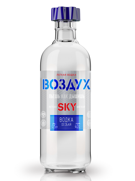 Водка особая «ВОЗДУХ SKY» 0.5л